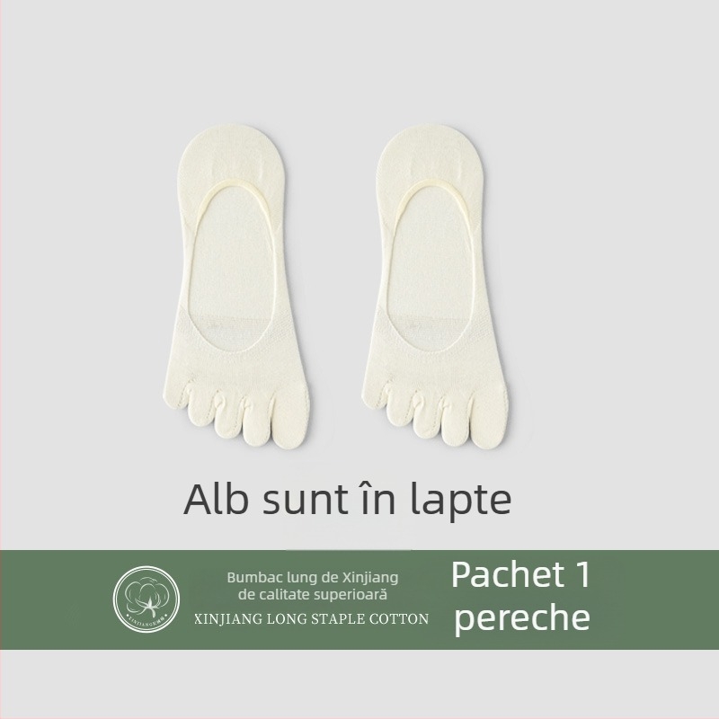 Șosete cu degete pentru femei, bumbac 70–80%, uscare rapidă, respirante, antibacteriene, cu degete separate