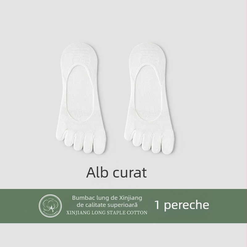 Șosete cu degete pentru femei, bumbac 70–80%, uscare rapidă, respirante, antibacteriene, cu degete separate