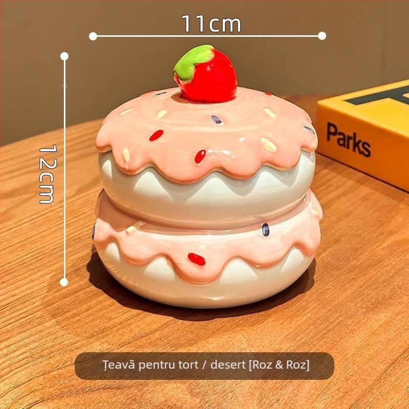 Cenușar ceramic cu capac, sculptat, pentru decor de sufragerie — HL1023460927