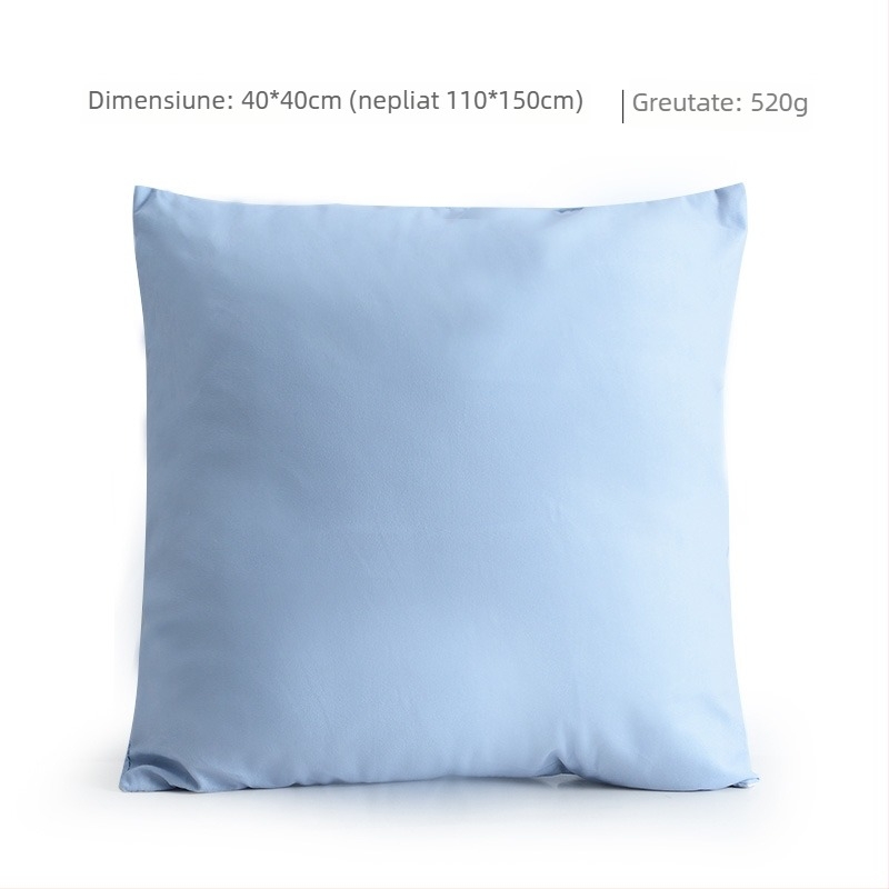 Grace Pernă și Pătură cu Model Geometric, Dual-Use, Cu husă de pernă