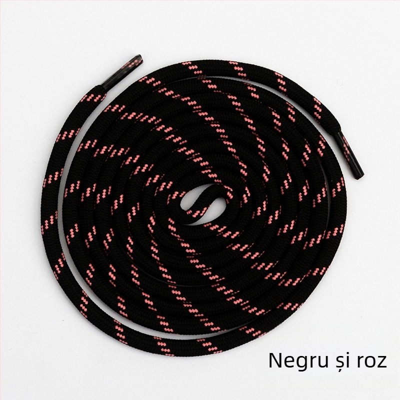 Șireturi de pantofi Round Jump Point, multifuncționale; pentru alte tipuri de încălțăminte, de iarnă