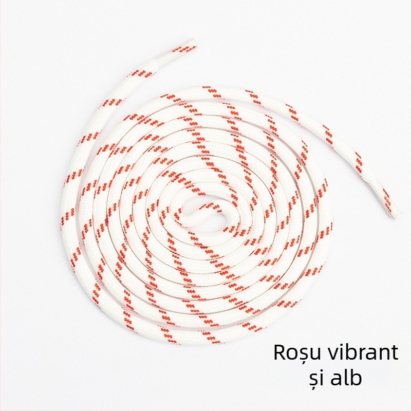 Șireturi de pantofi Round Jump Point, multifuncționale; pentru alte tipuri de încălțăminte, de iarnă