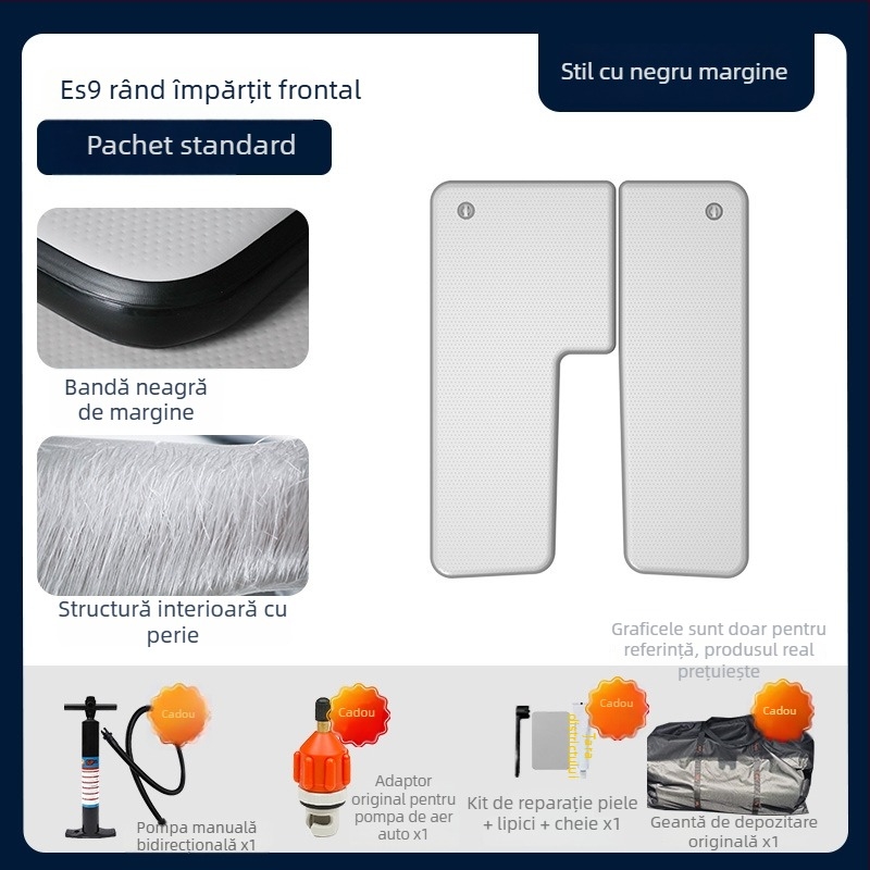 Pat de dormit gonflabil pentru camping, suprafață texturată îmbunătățită, PVC prietenos cu mediul, design personalizabil, până la 500 kg