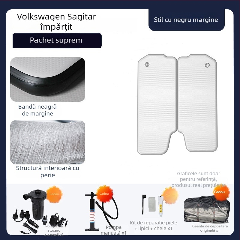 Pat de dormit gonflabil pentru camping, suprafață texturată îmbunătățită, PVC prietenos cu mediul, design personalizabil, până la 500 kg