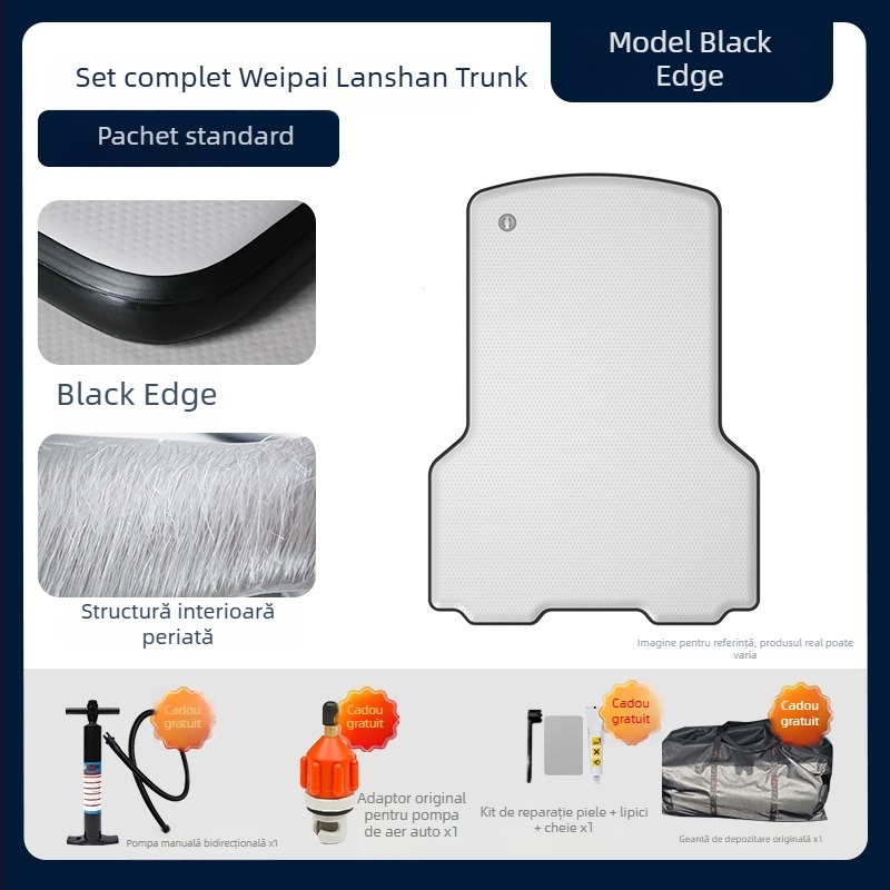 Pat de dormit gonflabil pentru camping, suprafață texturată îmbunătățită, PVC prietenos cu mediul, design personalizabil, până la 500 kg