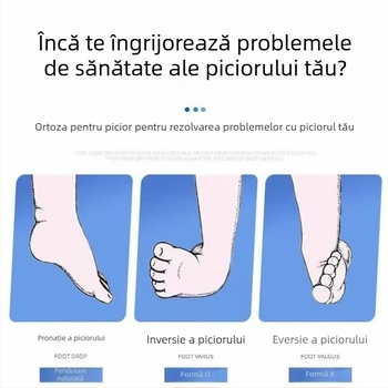 Mai zhi Corector pentru picior cu drop și imobilizator de gleznă, Orteză pentru picior, Poliester, Modelul 22, Încălzire cu infraroșu