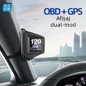 HUD pentru vehicule, ecran LCD de înaltă definiție, montat pe vehicul, model A401, articol MExB777y