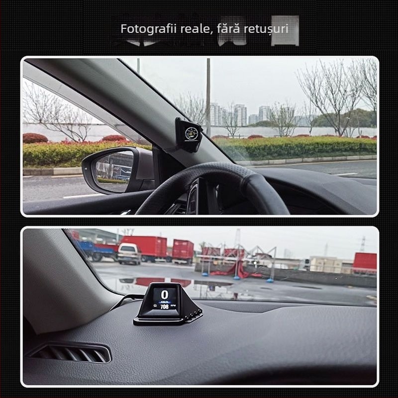 HUD pentru vehicule, ecran LCD de înaltă definiție, montat pe vehicul, model A401, articol MExB777y