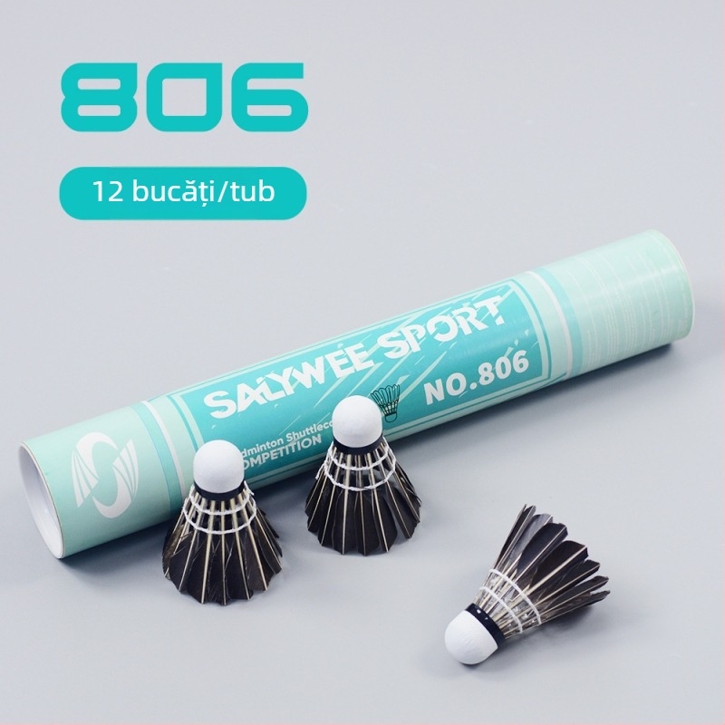 Rachetă de badminton cu ramă din fibră de carbon, greutate 80–84 g, grosime mâner G5, tijă extrem de rigidă, ax drept