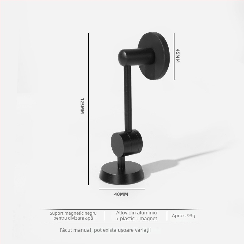 Raft pentru filtre de espresso din aluminiu, prindere magnetică, montaj pe perete, 1 nivel, stil modern minimalist