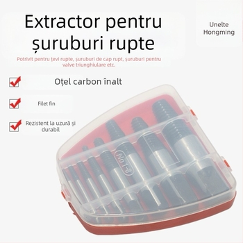 Hongming extractor pentru fire rupte și șuruburi de la supapa triunghiulară, oțel rulmenți, interval 14-18