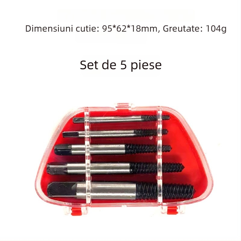 Hongming extractor pentru fire rupte și șuruburi de la supapa triunghiulară, oțel rulmenți, interval 14-18