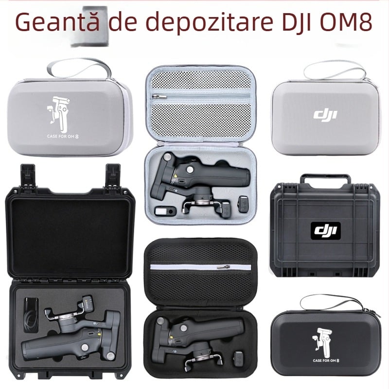 Geantă de protecție rigidă pentru stabilizatorul OM8 — material PU, compatibil cu OM8, brand Zero type, marcă privată autorizată, factură inclusă