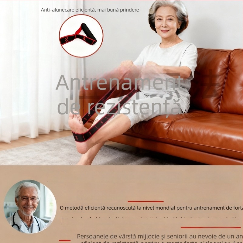 Bandă de protecție a degetelor și Bandă Elastică de Rezistență pentru Reabilitarea Mușchiului Gluteus Maximus - Material Compozit