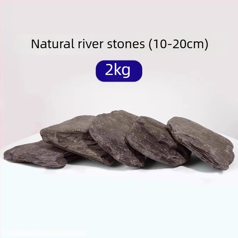 Set pietre peisaj acvariu pentru birou - rășină, decor ecologic pentru curs de apă, platformă pentru țestoase