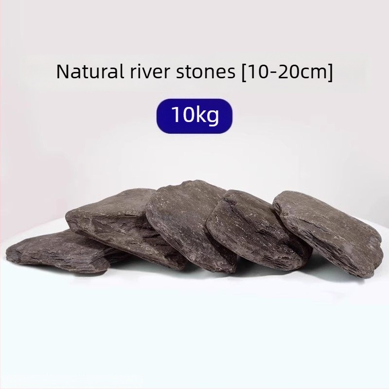 Set pietre peisaj acvariu pentru birou - rășină, decor ecologic pentru curs de apă, platformă pentru țestoase