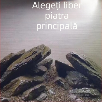 Piatră principală pentru amenajarea acvariului, set de stânci pentru pești, creveți și țestoase
