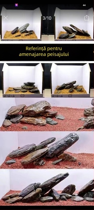 Piatră principală pentru amenajarea acvariului, set de stânci pentru pești, creveți și țestoase