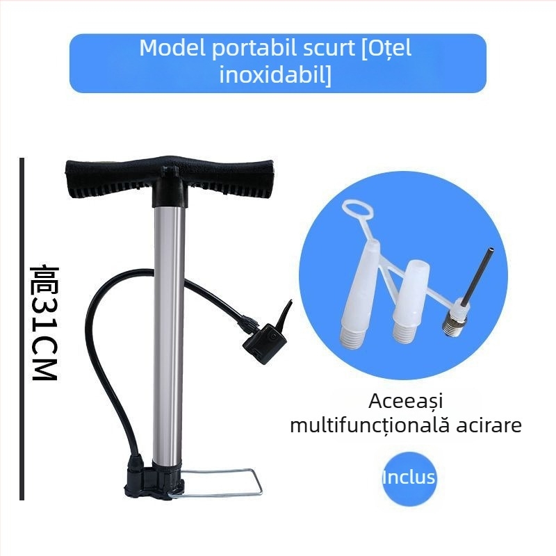 Pompa manuală de aer pentru mașini electrice, biciclete și tricicluri