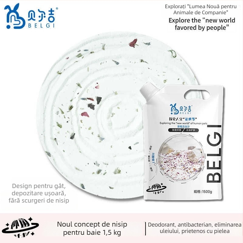 Berji nisip deodorant pentru baie hamsteri – Nu este importat