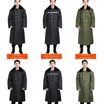 Palton militar de iarnă cu căptușeală din fleece, izolație groasă, model camuflaj, unisex