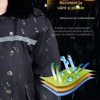 Palton militar de iarnă cu căptușeală din fleece, izolație groasă, model camuflaj, unisex