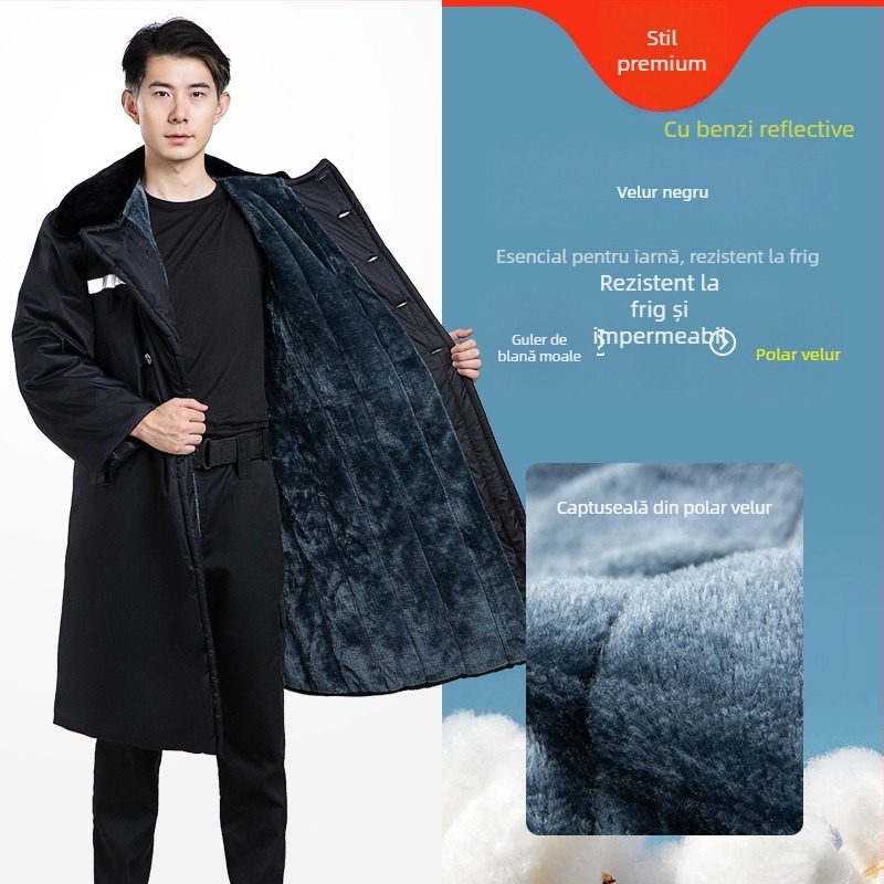 Palton militar de iarnă cu căptușeală din fleece, izolație groasă, model camuflaj, unisex