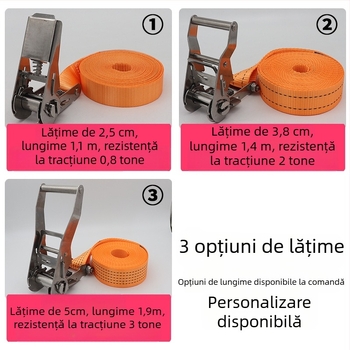 Trump întinzător din oțel inoxidabil 304 pentru bandă de încărcături fără cârlige, potrivit pentru prindere circulară