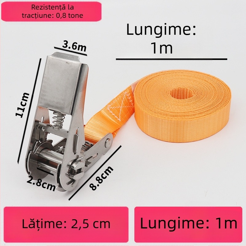 Trump întinzător din oțel inoxidabil 304 pentru bandă de încărcături fără cârlige, potrivit pentru prindere circulară
