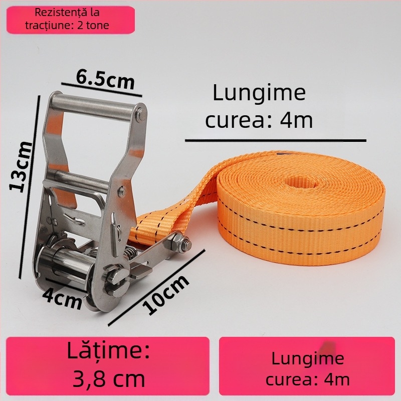 Trump întinzător din oțel inoxidabil 304 pentru bandă de încărcături fără cârlige, potrivit pentru prindere circulară