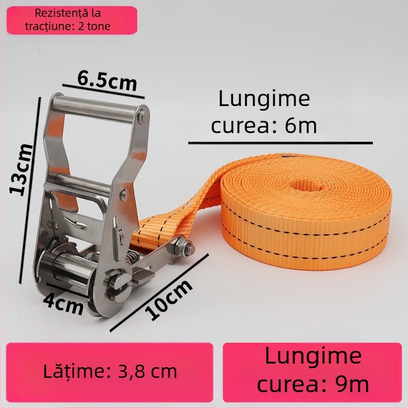 Trump întinzător din oțel inoxidabil 304 pentru bandă de încărcături fără cârlige, potrivit pentru prindere circulară