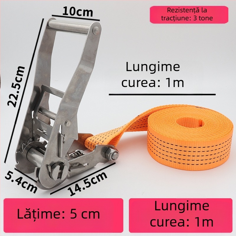 Trump întinzător din oțel inoxidabil 304 pentru bandă de încărcături fără cârlige, potrivit pentru prindere circulară