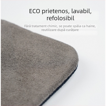 Cârpă de microfibră pentru curățarea ecranelor, a doua generație, cârpă pătrată cusută, lavabilă, pentru laptopuri, telefoane mobile, tablete și camere digitale