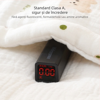 Pătură pentru nou-născuți - Material: 100% bumbac, Umplutură: fibre poliesterice, Sezon: iarnă, Potrivit pentru sugari până la 6 luni, Personalizare disponibilă