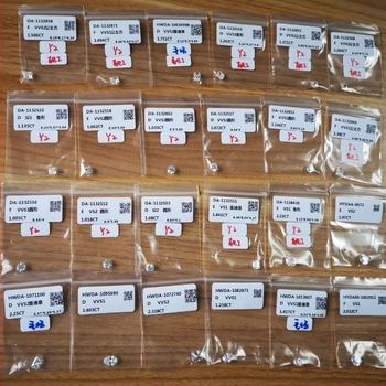 Inel de logodnă din diamant sintetic, claritate VVS, formă diamant, tăiere