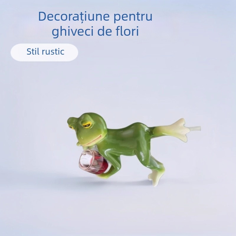 Decorațiune suspendată din rășină sintetică pentru exterior – stil Nordic, design animal, Cod produs: Frog