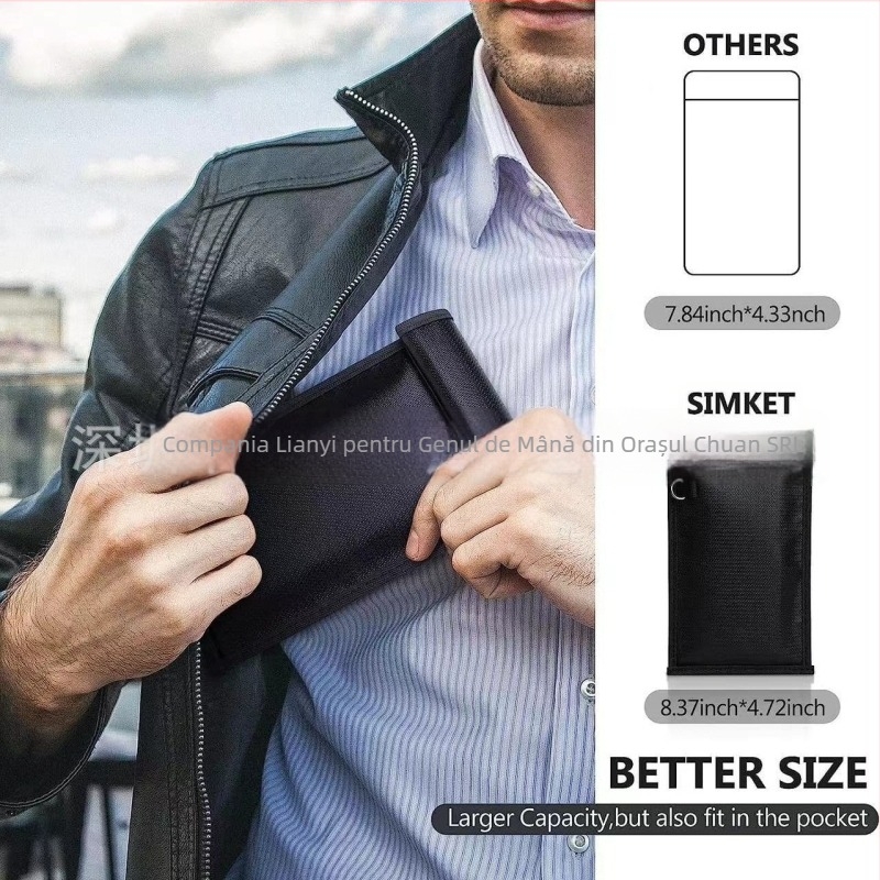 Geantă pentru documente din fibră de sticlă – rezistentă la foc, impermeabilă și ecranare EMI, căptușire poliester, Iarnă 2022