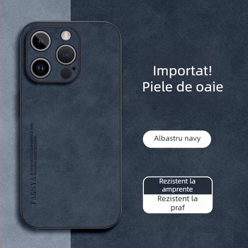 Husă pentru iPhone 14 – piele artificială, stil retro, asamblare