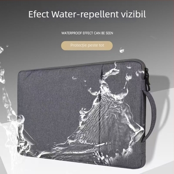 Etui pentru laptop din pânză Oxford, cu design impermeabil, ultra-ușor, rezistent la uzură și căptușeală din poliester.