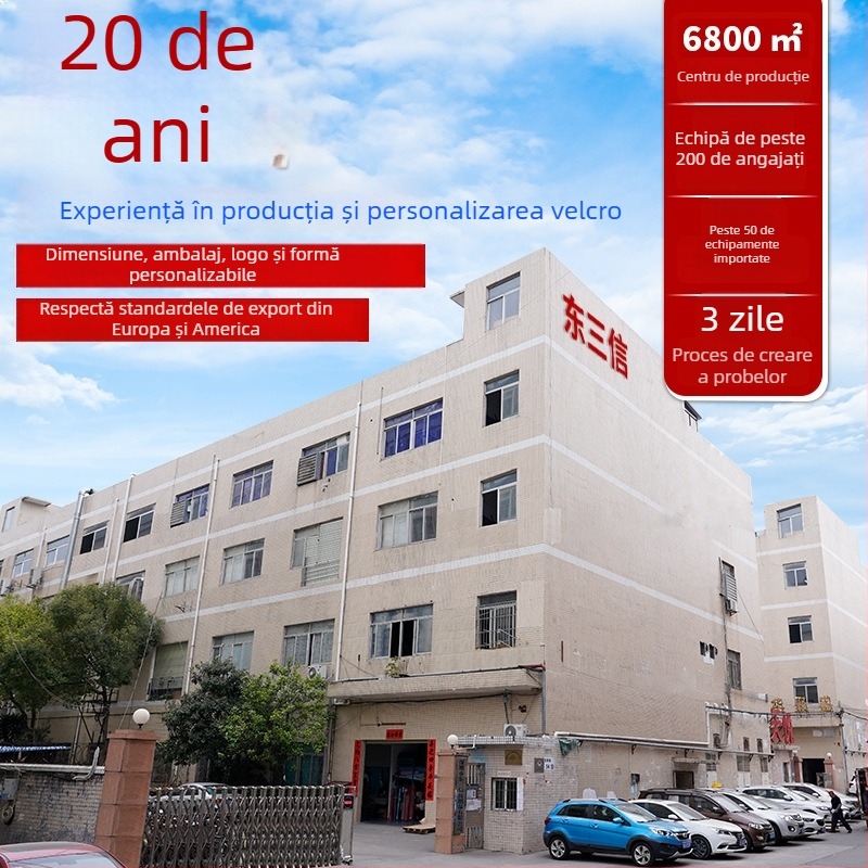 Bandă Velcro din nylon — HOOK LOOP, pentru îmbrăcăminte