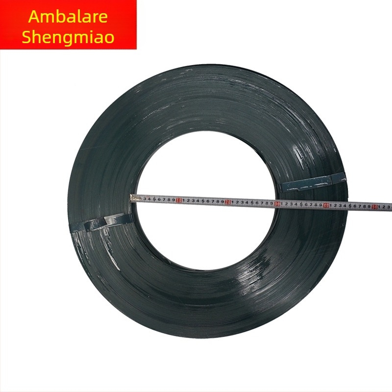 Bandă de ambalare din oțel, Q195/Q235, grosime 0,36–1,0 mm, rezistență la tracțiune 600–750 MPa, diametru rolă 40 mm