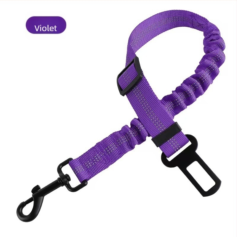 Centură de siguranță pentru câine în mașină – curea de tracțiune din nylon, reglabilă, retractabilă, Origine Zhejiang