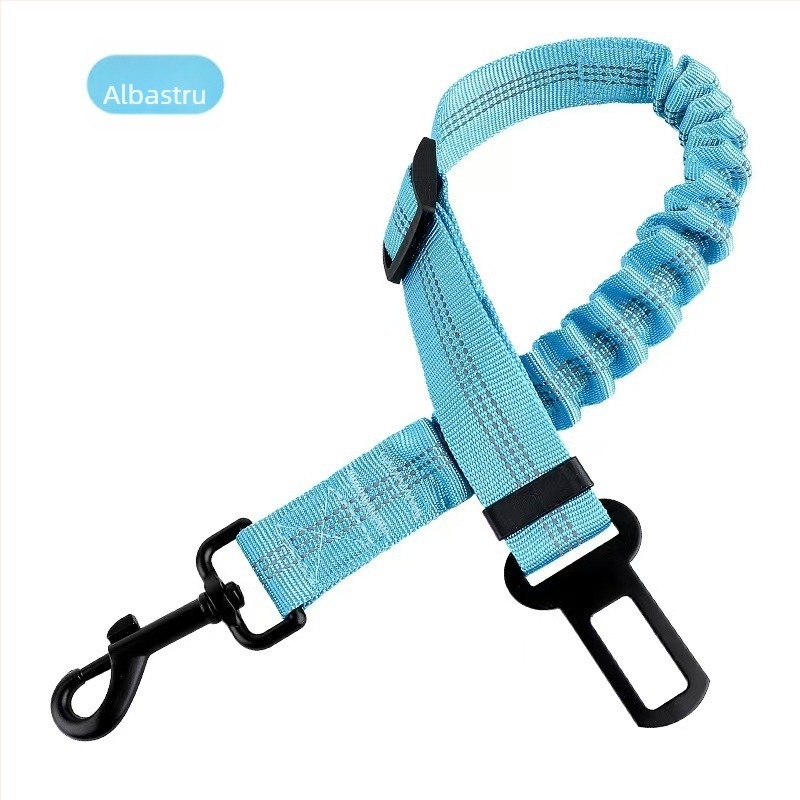 Centură de siguranță pentru câine în mașină – curea de tracțiune din nylon, reglabilă, retractabilă, Origine Zhejiang