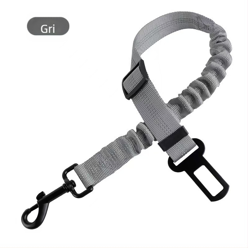 Centură de siguranță pentru câine în mașină – curea de tracțiune din nylon, reglabilă, retractabilă, Origine Zhejiang