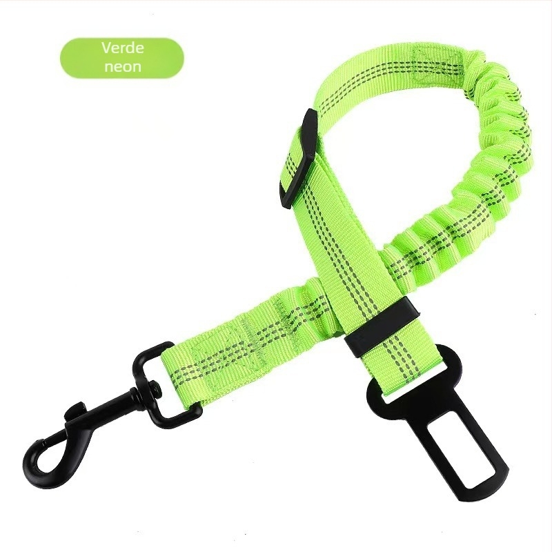 Centură de siguranță pentru câine în mașină – curea de tracțiune din nylon, reglabilă, retractabilă, Origine Zhejiang