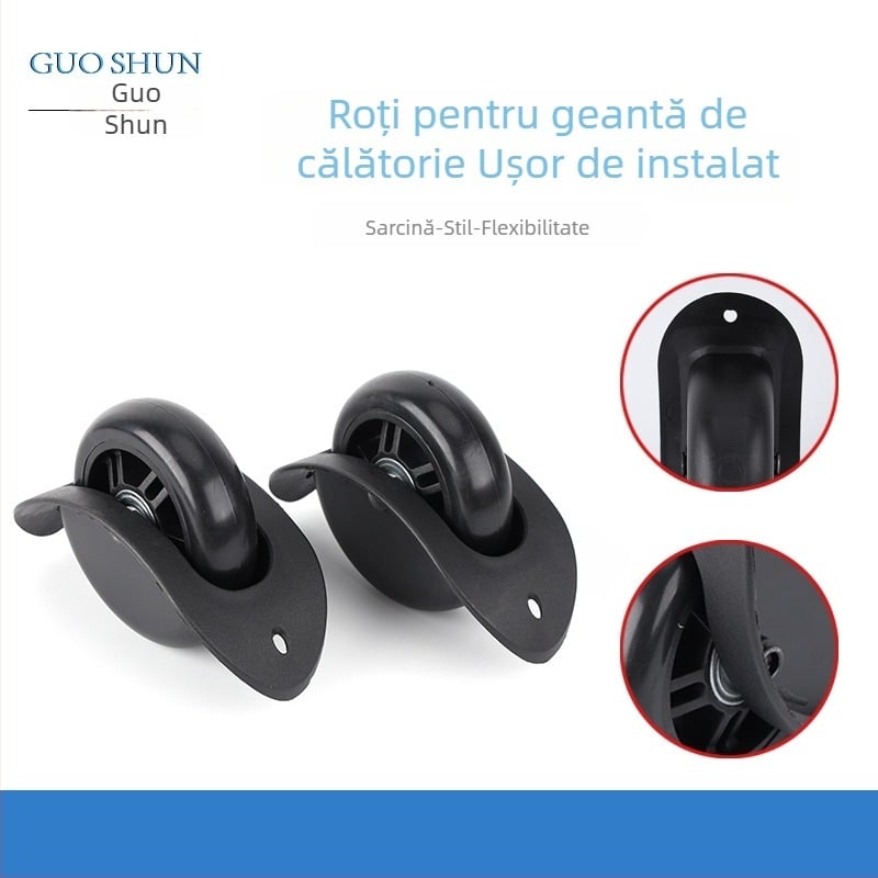 Guoshun roți pentru bagaje – role din plastic pentru bagaje, accesorii de voiaj