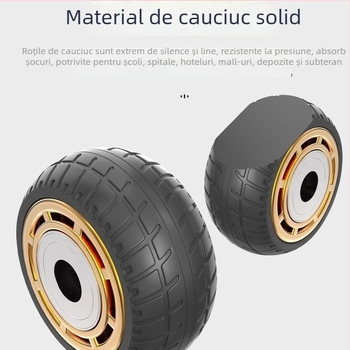 Roata universală pentru bagaje și cărucioare – Brand: Neck strength; Material: Other; An/Sezon: Spring 2025; Stil: Urban simplicity; Categoria: Accesorii pentru genți