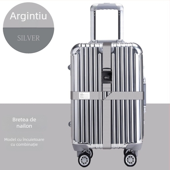 Curea pentru bagaje din nylon cu anti-furt, rezistență la șocuri și reducere a încărcăturii (Material: Nylon; Funcții: Anti-furt, Rezistență la șocuri, Reducere încărcătură; Brand: Producție proprie)