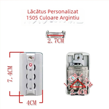 Piese pentru lacătul de bagaje TSA007 — Închidere cu parolă, ABS, Antifurt