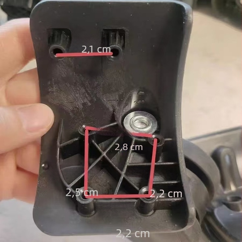 Roată universală pentru bagaje de voiaj — marcă Rich, material plastic, marcă privată autorizată, lansare vară 2022, accesorii pentru bagaje